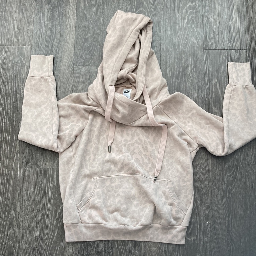 NSF Leopard Print Hoodie